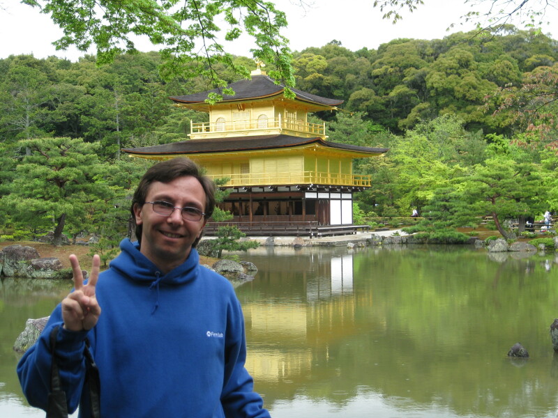 the golden temple of Kinkakuji